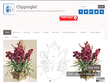 Tablet Screenshot of clippingbd.com